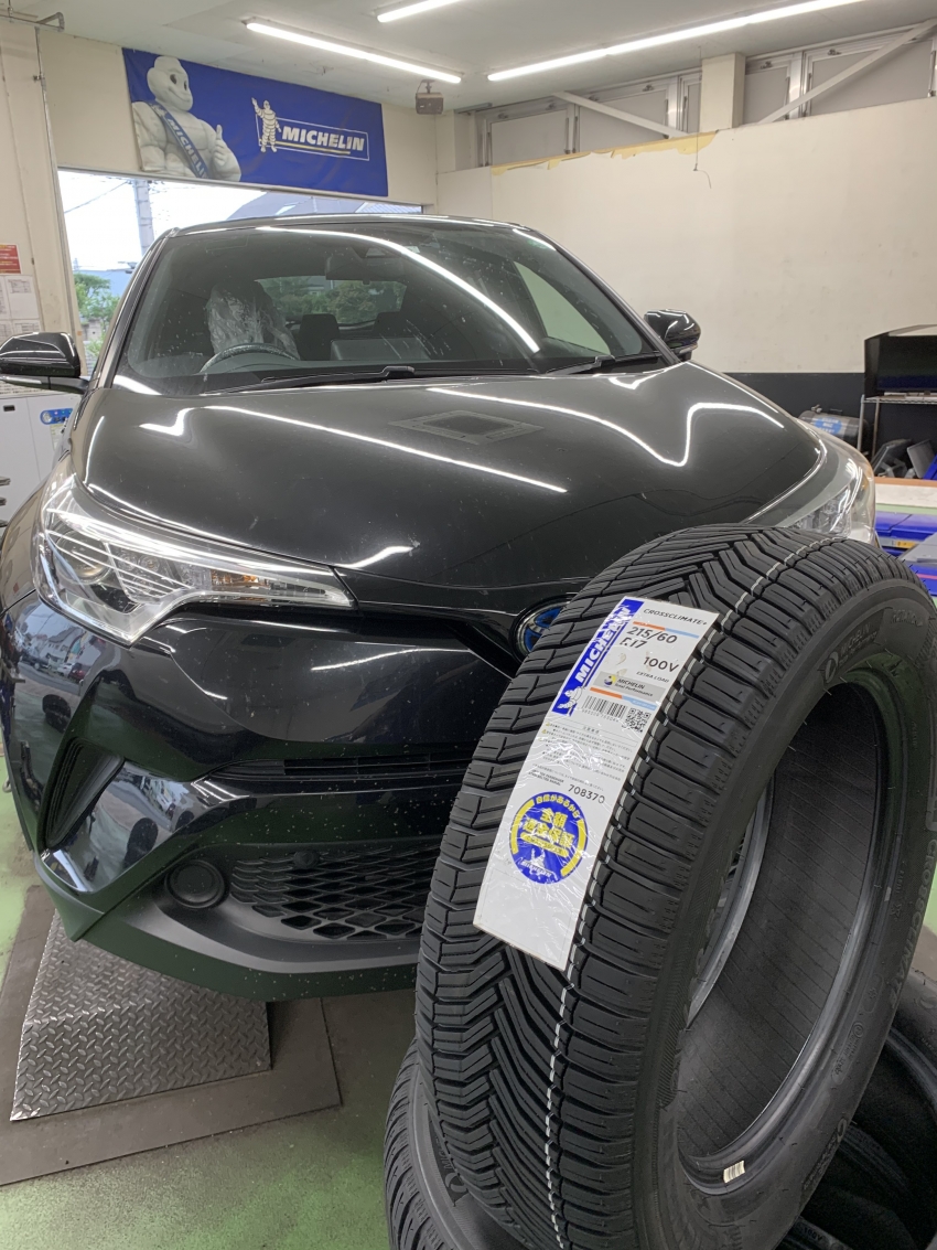 トヨタC-HRにミシュランクロスクライメートを装着！｜タイヤ市場高崎 