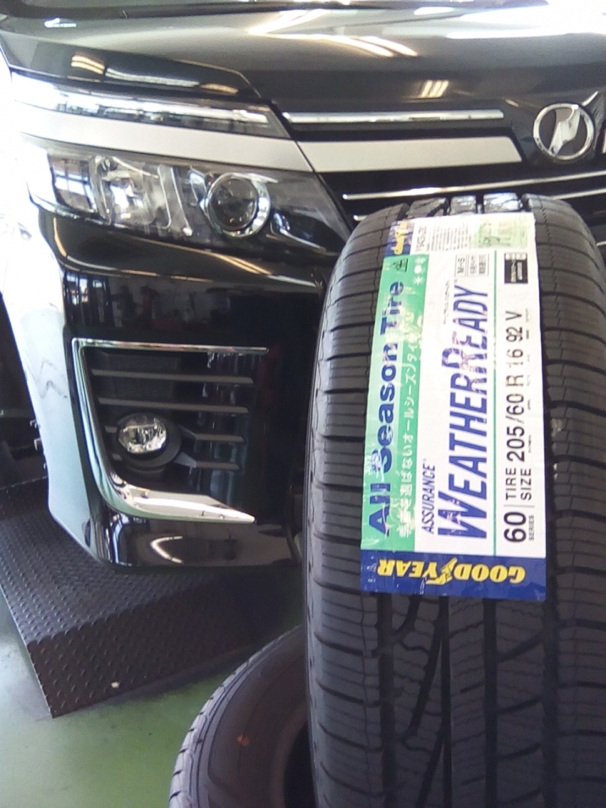 ヴォクシー タイヤ交換させて頂きました ありがとうございます タイヤ市場伊勢崎宮子店 タイヤ スタッドレス オールシーズンが安いタイヤ専門店