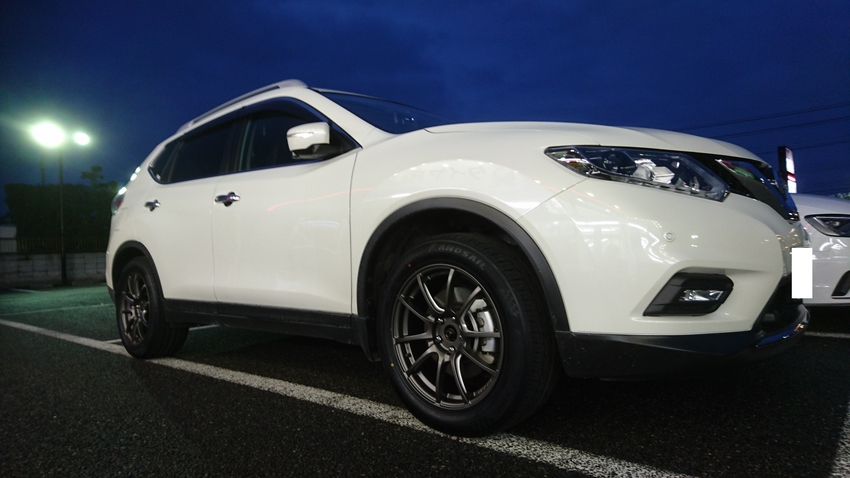 エクストレイル18インチ化！｜タイヤ市場花園インター店｜タイヤ