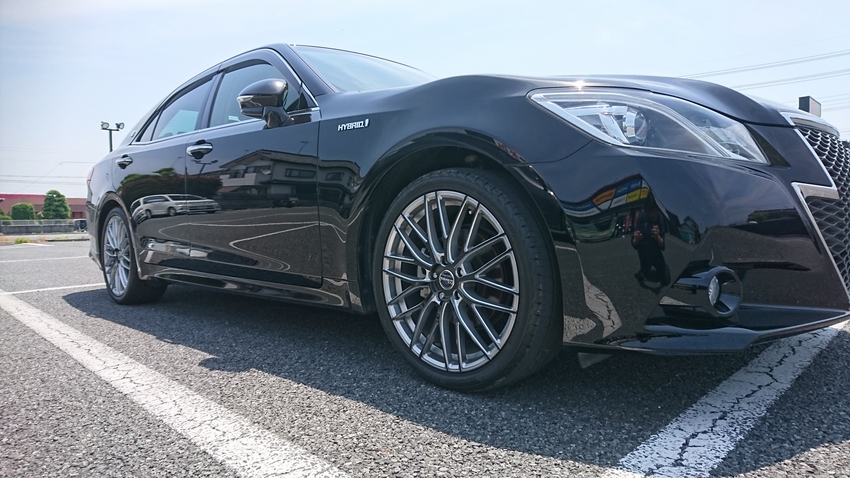 トヨタ クラウン19インチホイール ゼロクラウンに19インチアルミホイールセット！！｜タイヤ市場