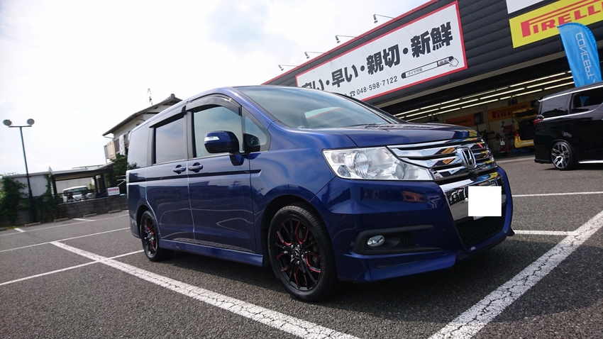 ステップワゴンにレオニスLV!｜タイヤ市場花園インター店｜タイヤ