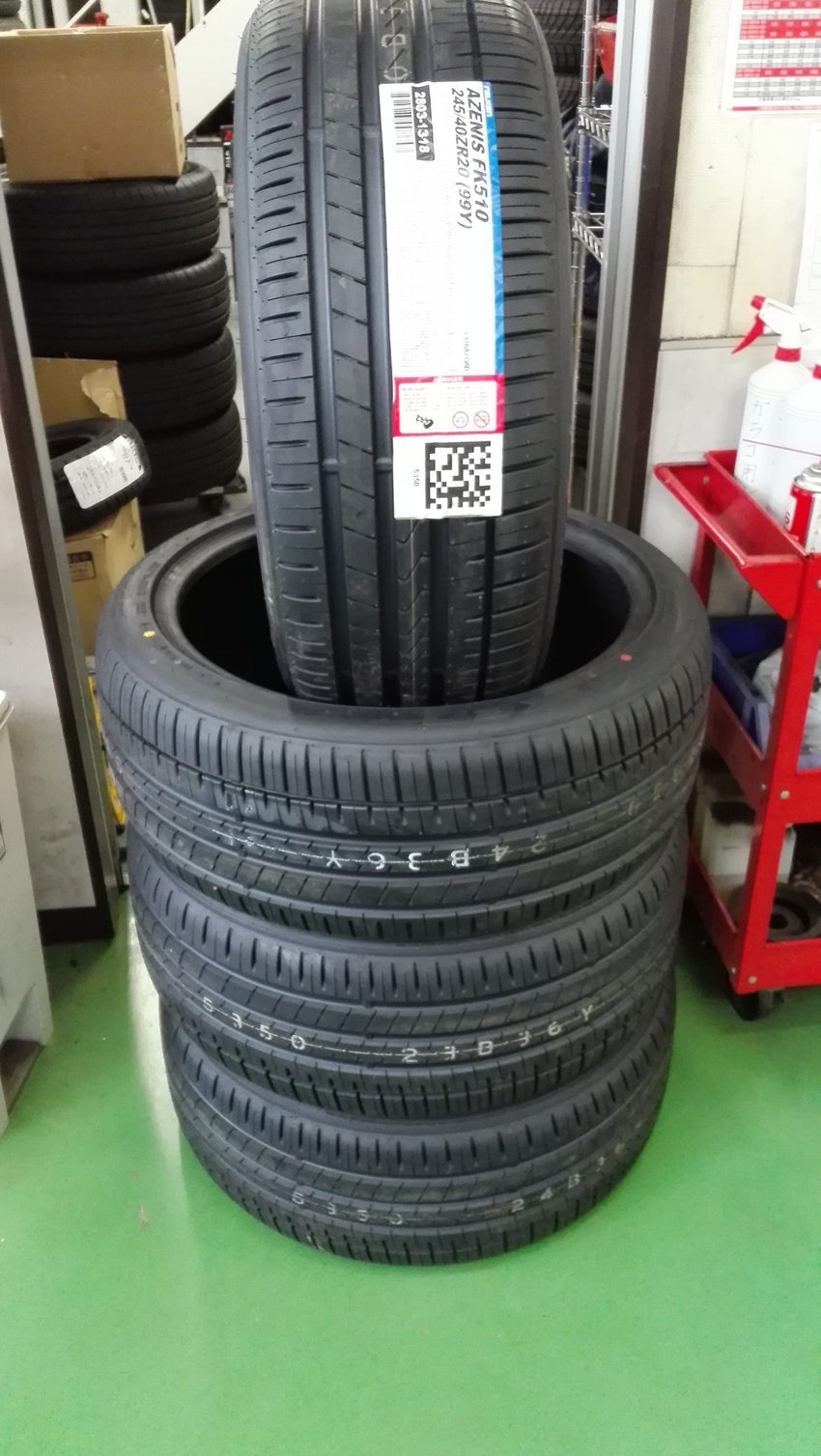 ファルケン FK510 4本交換｜タイヤ市場宇都宮西川田店｜タイヤ