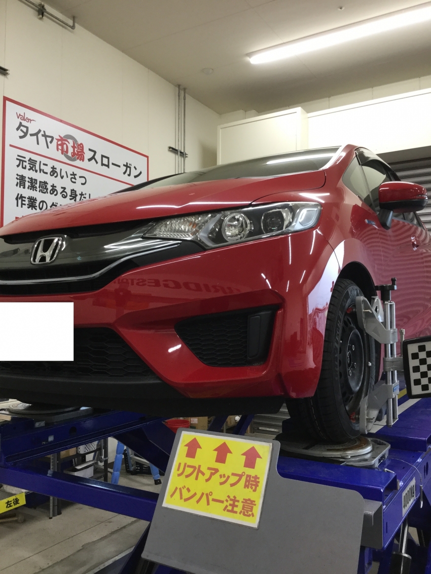 ホンダ フィット ハブ防錆 アライメント バロータイヤ市場北方店 タイヤ スタッドレス オールシーズンが安いタイヤ専門店